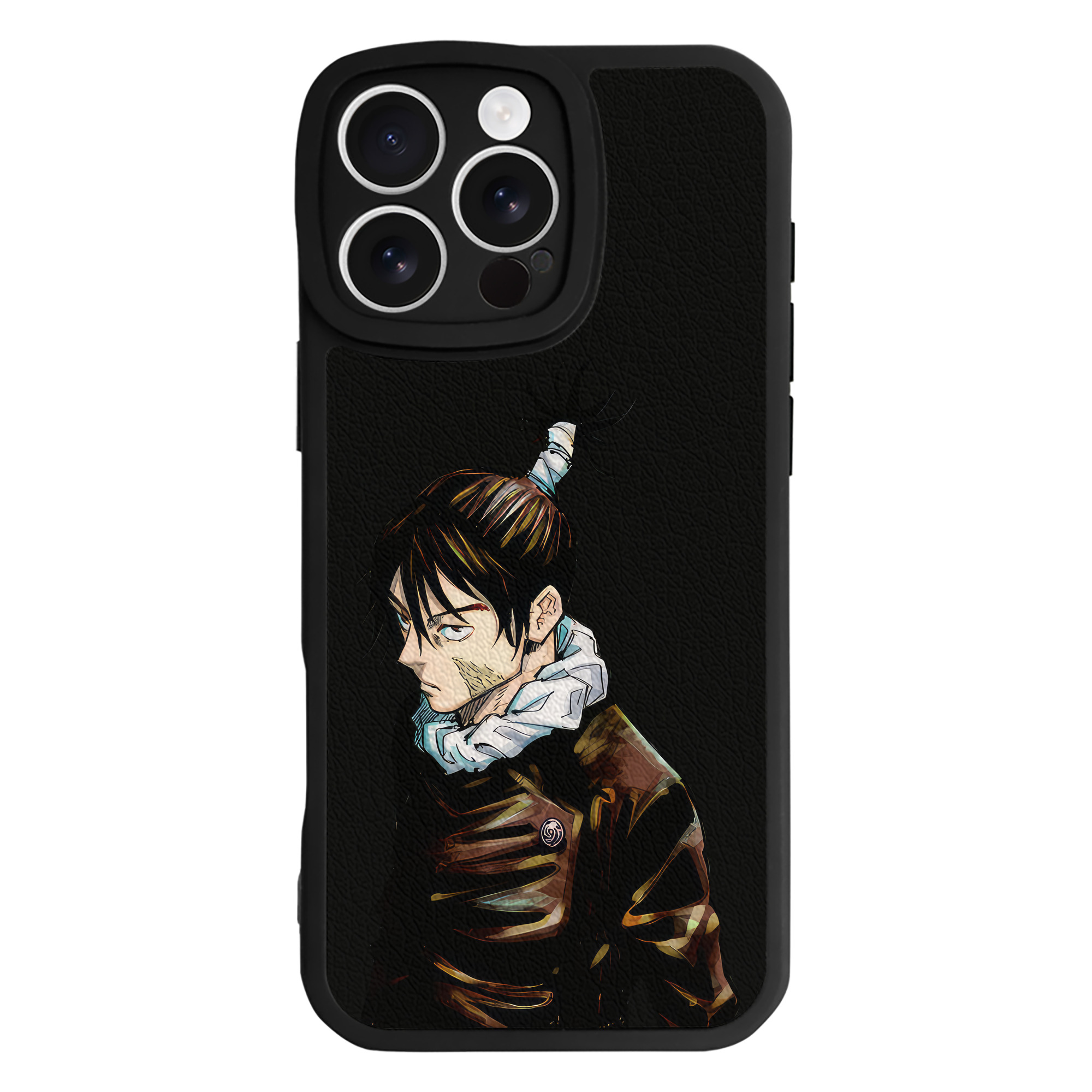 （画像用） 呪術廻戦 Jujutsu Kaisen 【iPhone 16シリーズ対応】シリコンスマホケース（レザー調） 材質：シリコン